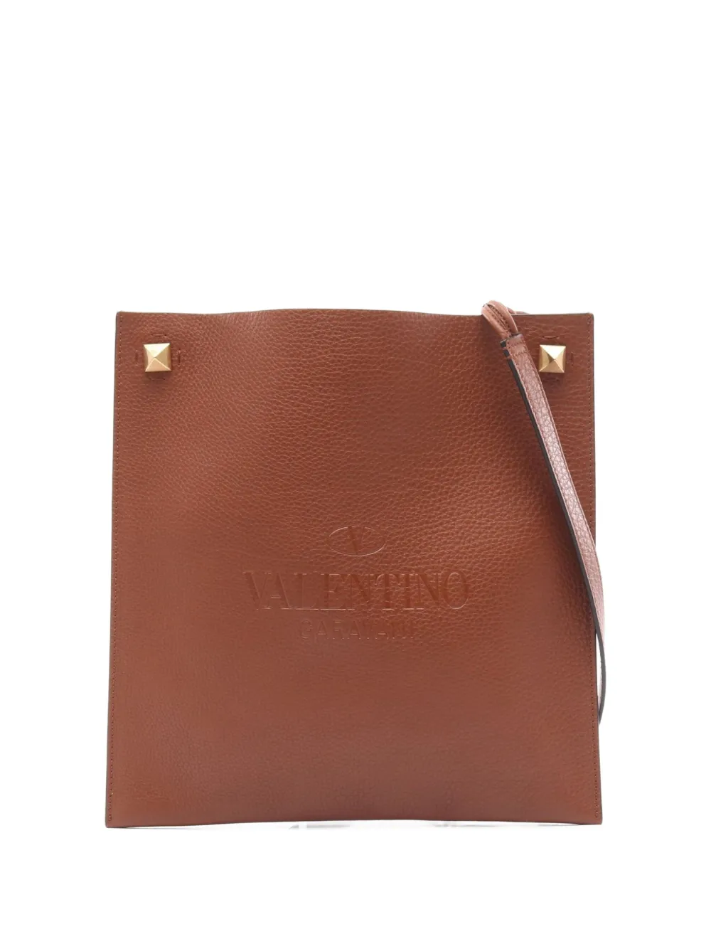 Valentino Garavani Pre-Owned 2010s Identity messenger bag - ブラウン Valentino Garavani Pre-Owned 2010s Identity messenger bag - ブラウン