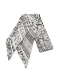 Hermès Pre-Owned 2020s Apron Doll ribbon scarf - White