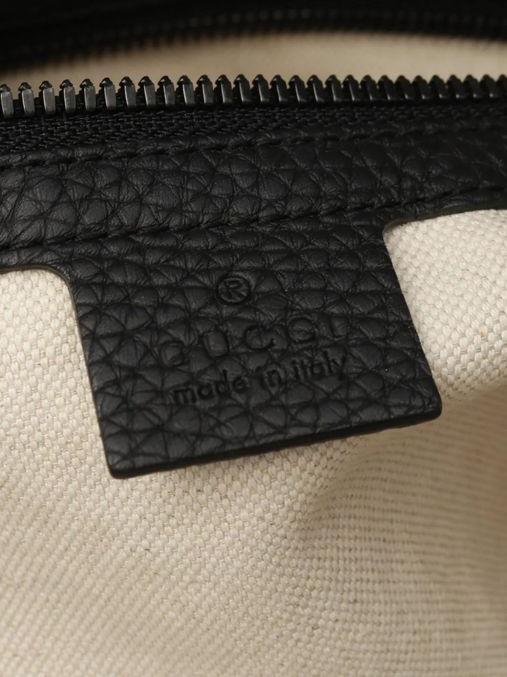 Pre-owned Gucci 2010s Striped Tote Bag In Black