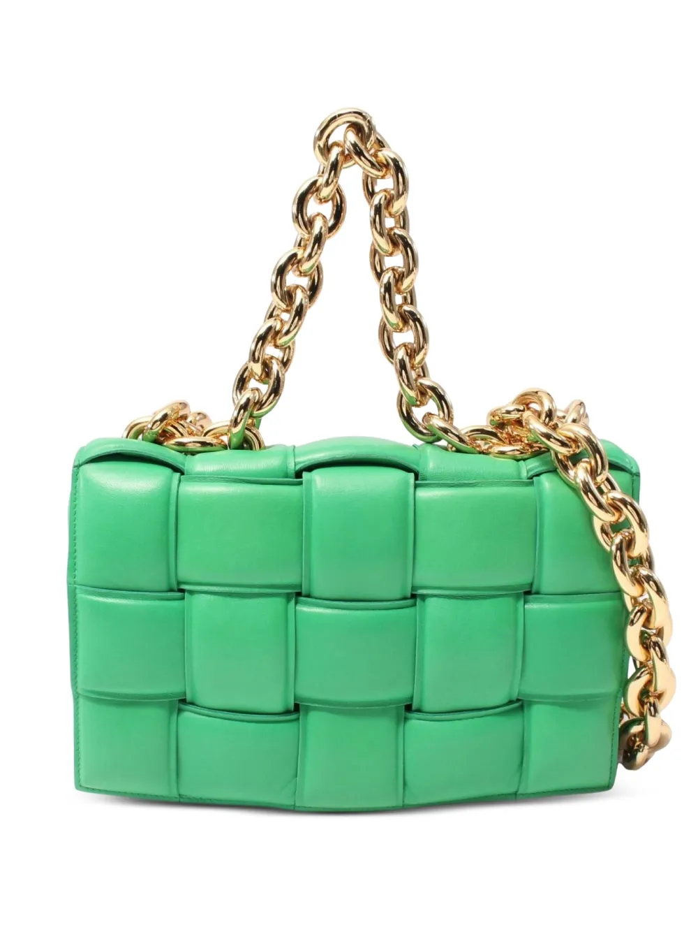 2010s Cassette Intrecciato leather two-way shoulder bag