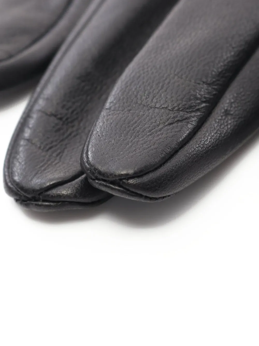 Pre-owned Hermes 2010s Stud-embellished Leather Gloves