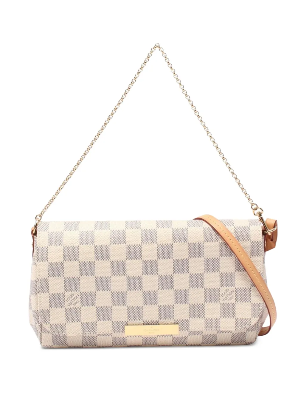 Louis Vuitton Pre-Owned 2019 Favorite MM two-way handbag - ホワイト Louis Vuitton Pre-Owned 2019 Favorite MM two-way handbag - ホワイト
