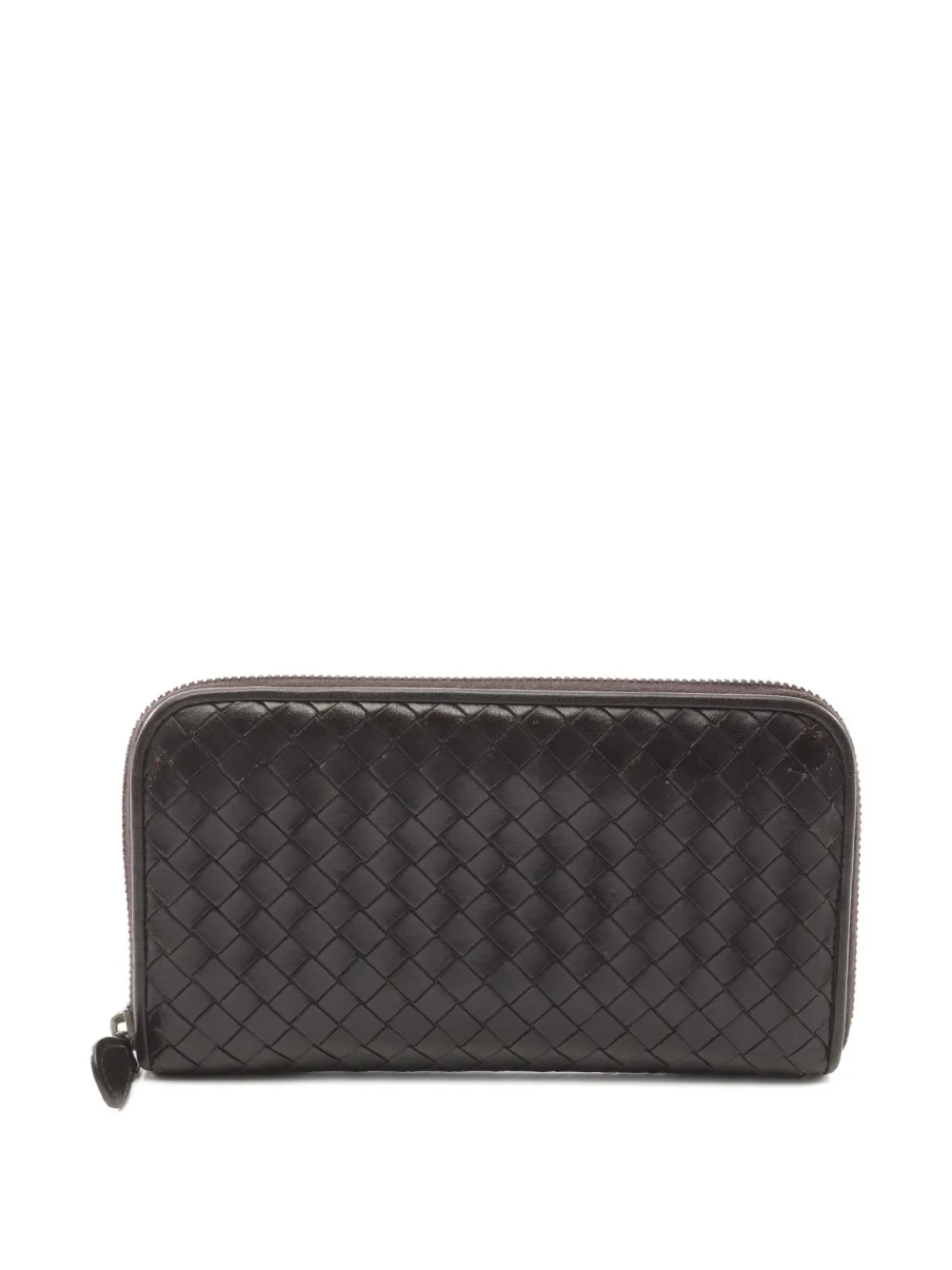 Bottega Veneta Pre-Owned 2000s Intrecciato zipper wallet | Brown | Image 1