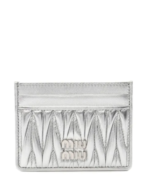 Miu Miu Pre-Owned 2020 matelassé cardholder