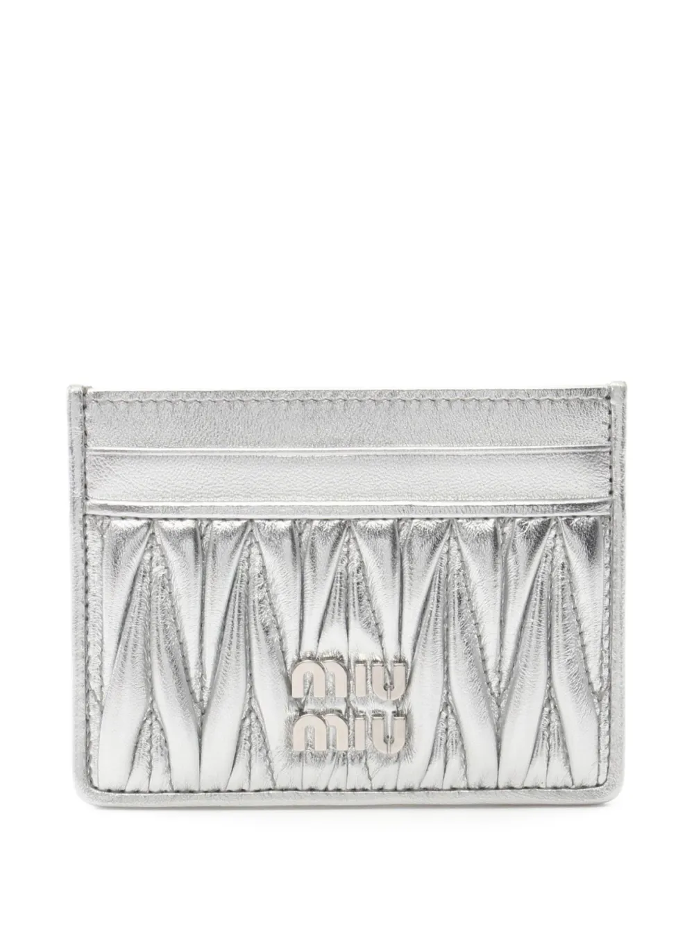 Pre-owned Miu Miu 2020s Leather Cardholder