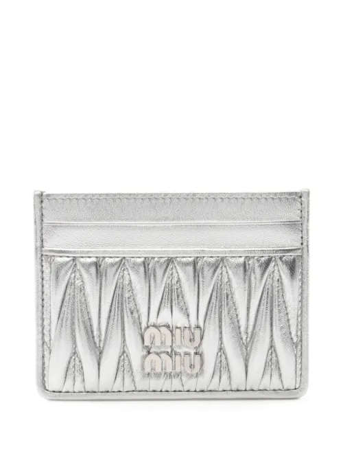 Porte-cartes en cuir (années 2020) - Miu Miu Pre-Owned - Modalova