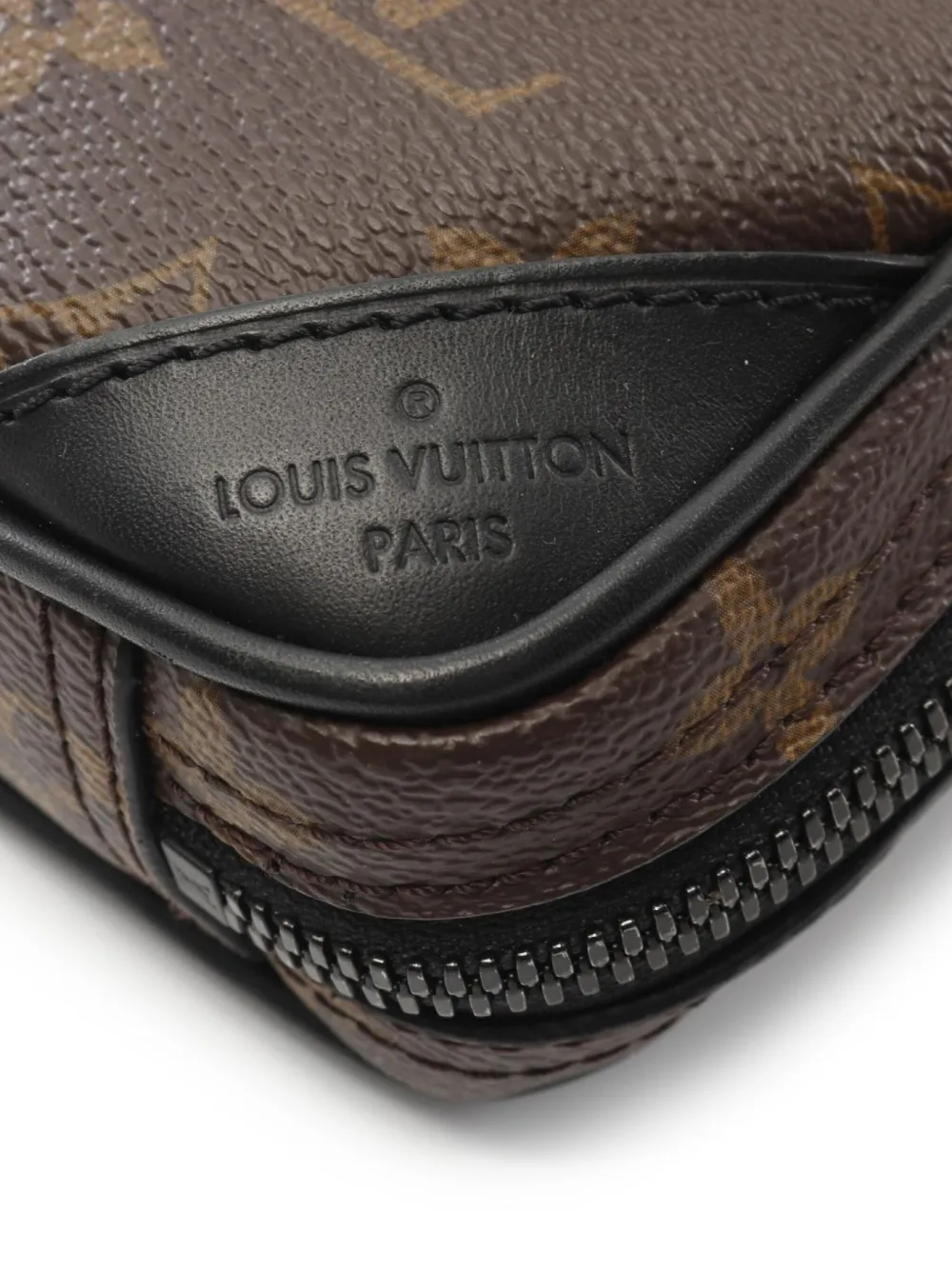 Pre-owned Louis Vuitton 2018 Utility Monogram Crossbody Bag In Brown