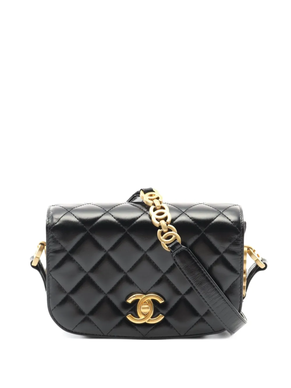 CHANEL Pre-Owned 2021 My Sweet CC Flap shoulder bag - ブラック CHANEL Pre-Owned 2021 My Sweet CC Flap shoulder bag - ブラック