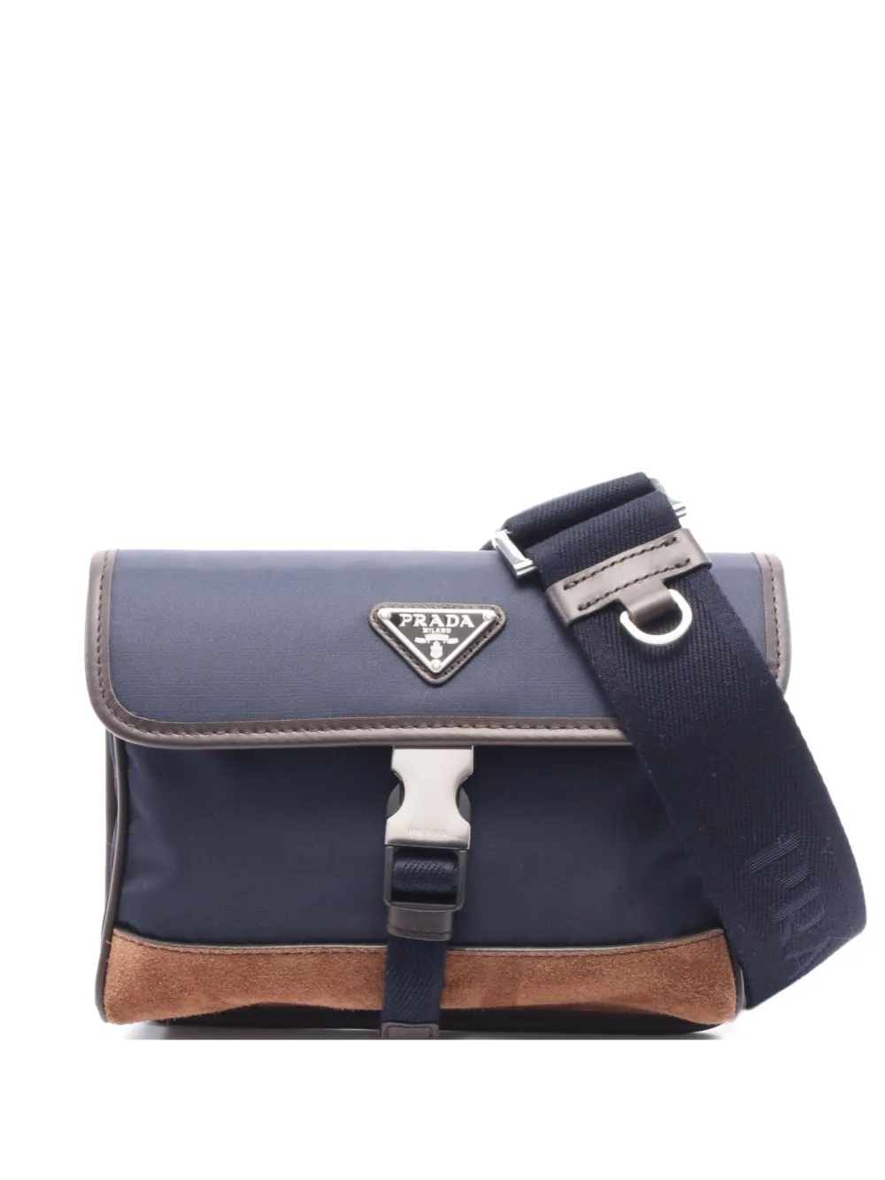 Prada Pre-Owned 2020s Triangle shoulder bag | Blue | Image 1