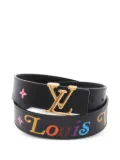 Louis Vuitton Pre-Owned 2018 New Wave leather belt - Black