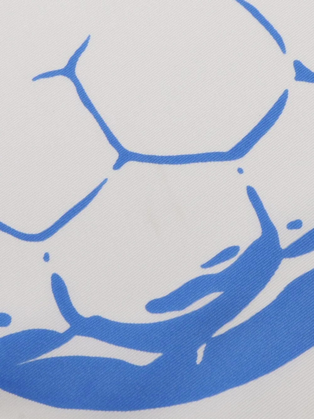 Pre-owned Hermes 2000s Carrés 90 Vive Les Champions! Silk Scarf