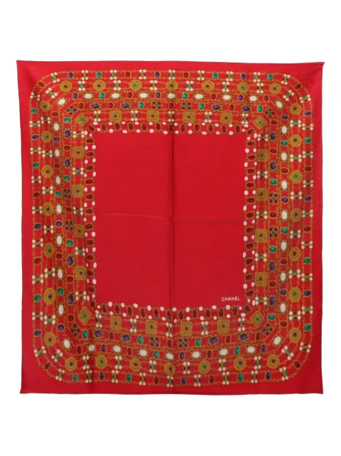 CHANEL Pre-Owned foulard à imprimé Gripoix (1986-1988)