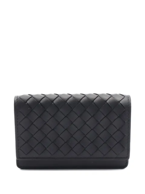 Bottega Veneta Pre-Owned 2020s Intrecciato leather card holder