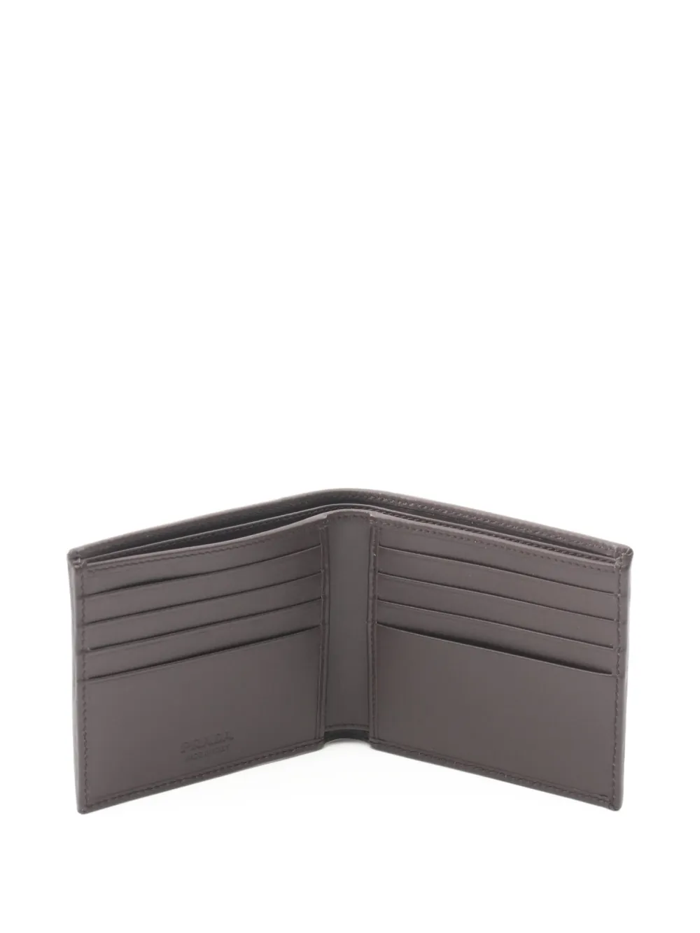 Pre-owned Prada 2020s Suede Trim Wallet