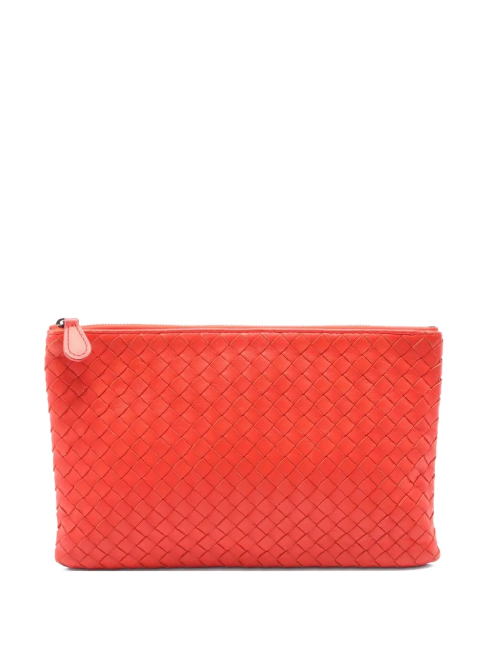 Bottega Veneta Pre-Owned 2000s Intrecciato clutch bag | Red | Image 1