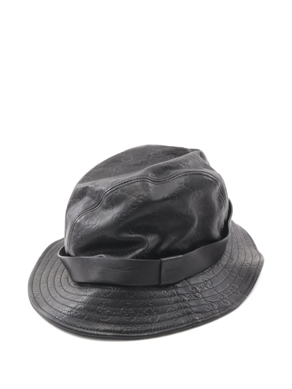 Gucci Pre-Owned 10s Guccissima leather bucket hat | Image 2