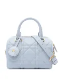 Christian Dior Pre-Owned 2010s Groove 20 quilted leather handbag - Blue