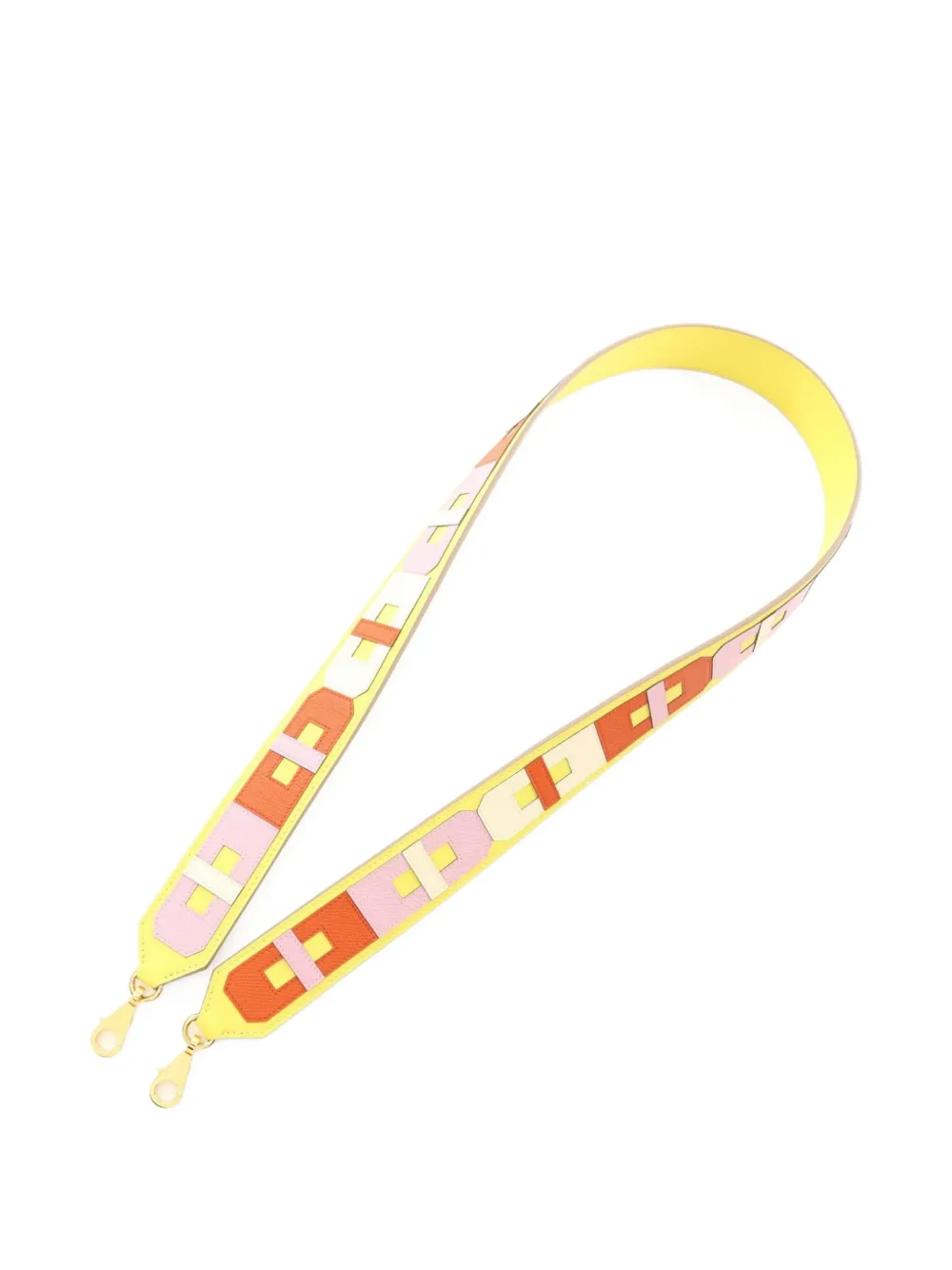 Hermès Pre-Owned 2023 Nata Cuible colour-blocked shoulder strap | Yellow | Image 1