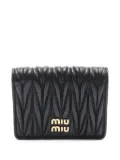 Miu Miu Pre-Owned 2020s Matelasse leather wallet - Black