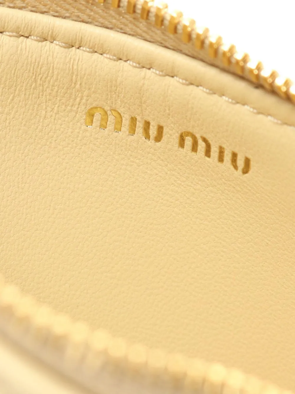 Pre-owned Miu Miu 2020s Matelassé Leather Wallet