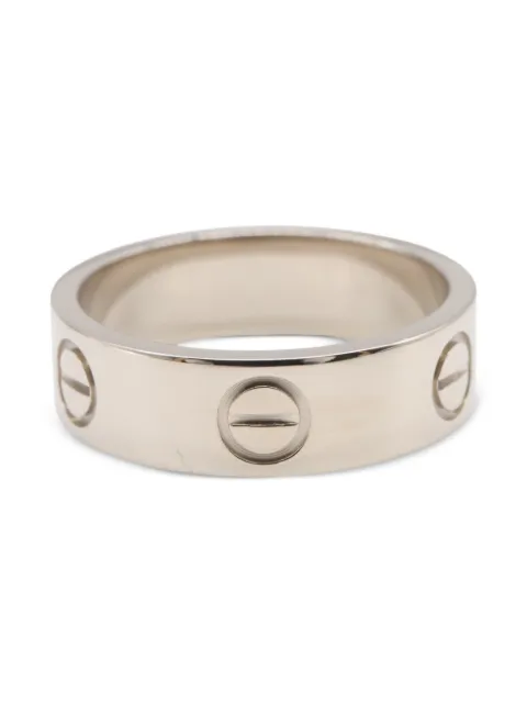 Cartier 2010s 18K white gold Love ring