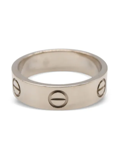 Cartier 2010s 18K white gold Love ring