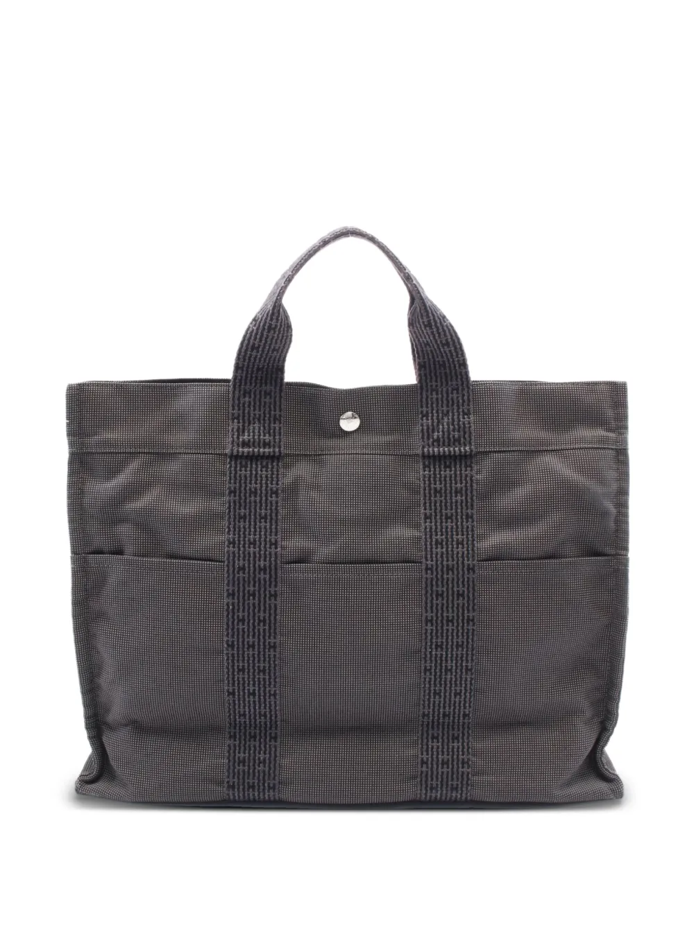 Hermès Pre-Owned 2000s Herline MM canvas tote bag | Grey | Image 1