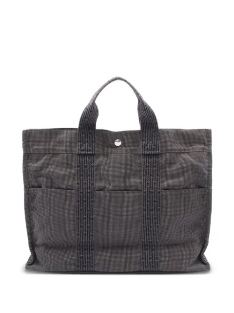 Hermès Pre-Owned tote Herline MM de lona 2000