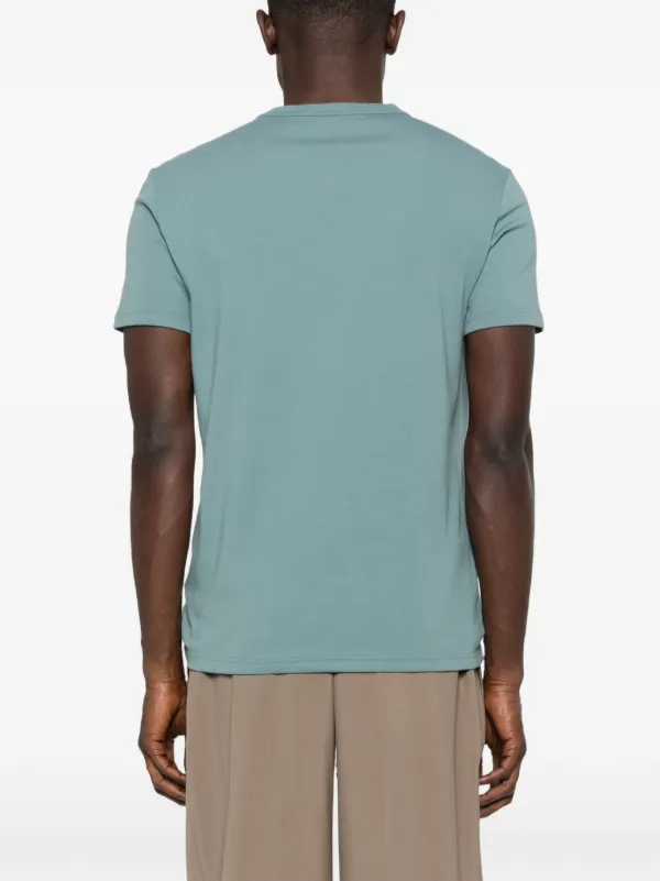 TOM FORD cotton-blend T-shirt | Blue | FARFETCH