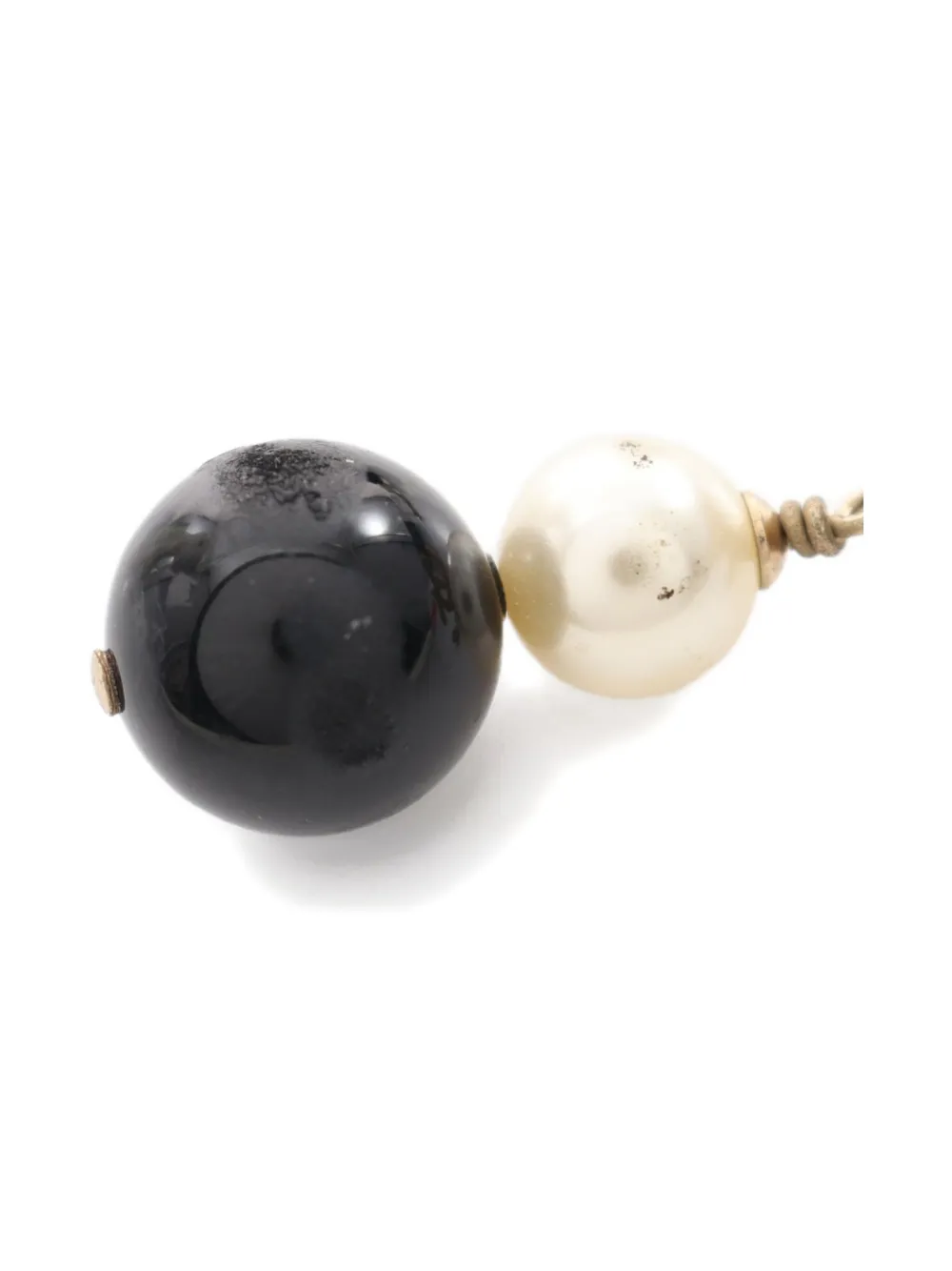 Pre-owned Chanel 1986-1988 Coco Mark Earrings In Gold