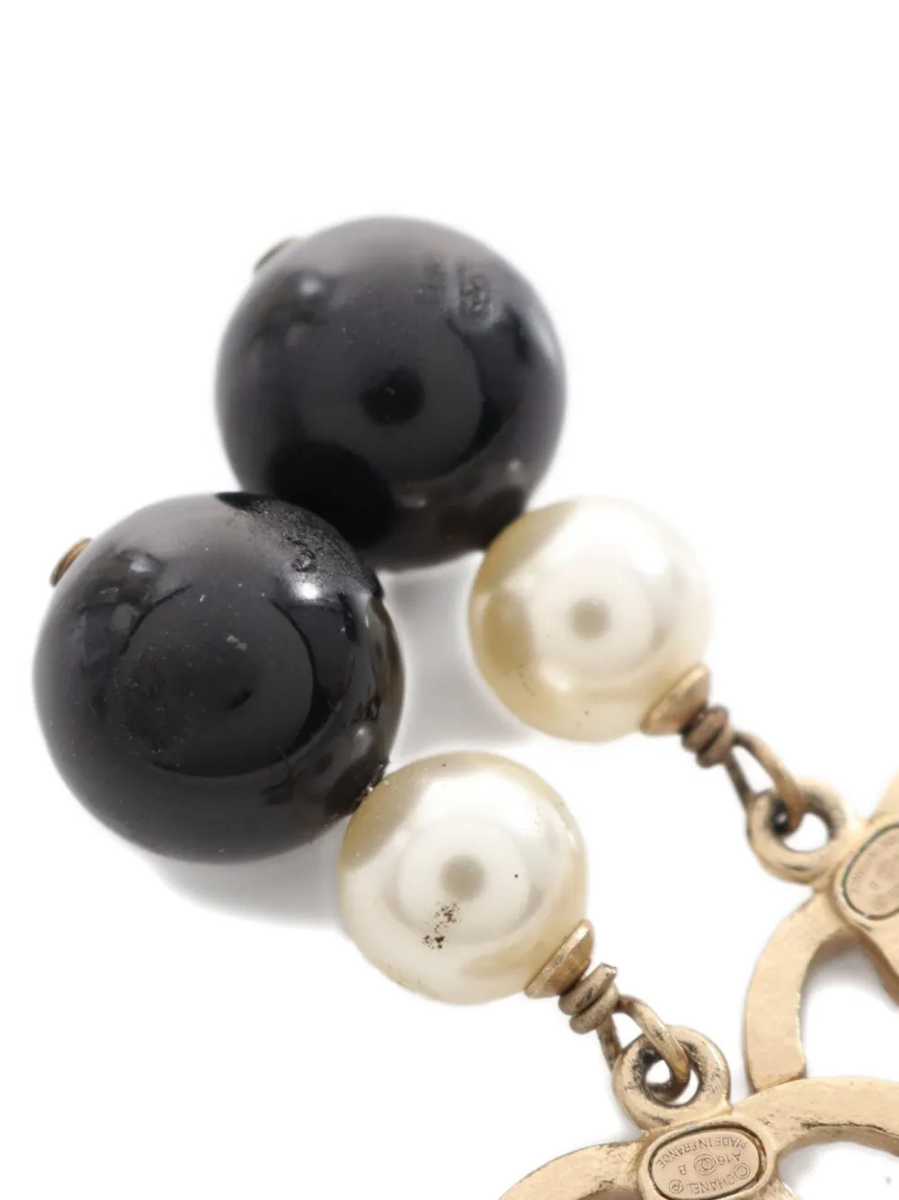 Pre-owned Chanel 1986-1988 Coco Mark Earrings In Gold
