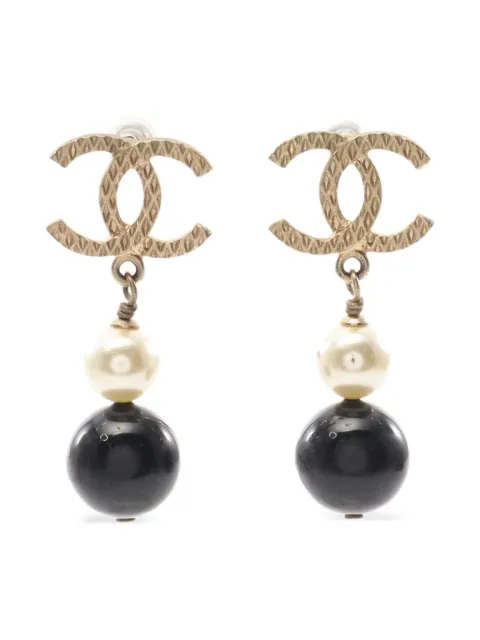 CHANEL Pre-Owned 1986-1988 Coco Mark Ohrringe
