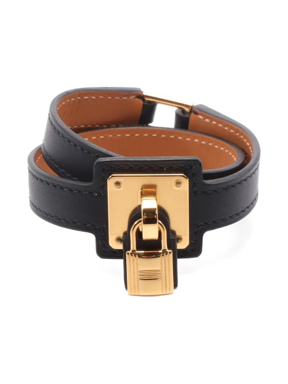 Hermès Pre-Owned 2020 Kelly Double Tour bracelet | Black | Image 1