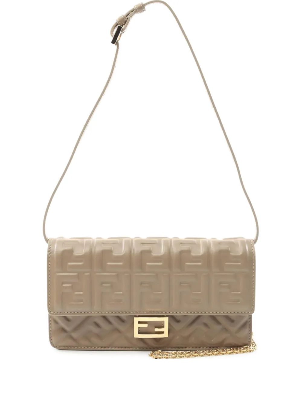 Fendi Pre-Owned 2020s Zucca shoulder bag | Neutrals | Image 1