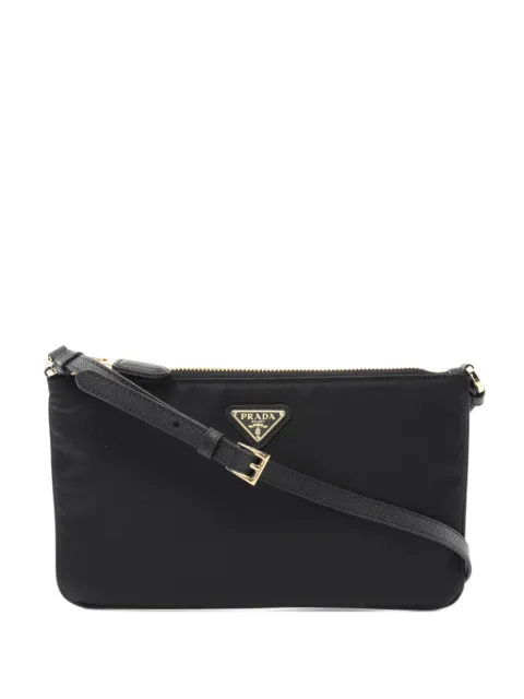 Prada Pre-Owned 2020s triangle-logo crossbody bag