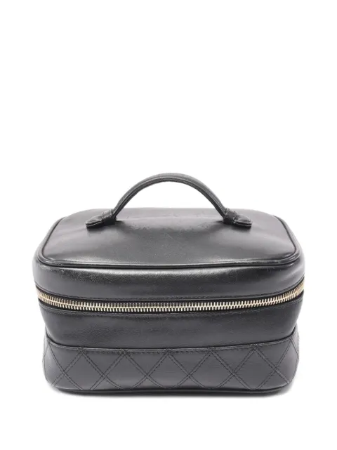 CHANEL Pre-Owned 1986-1988 leather vanity bag