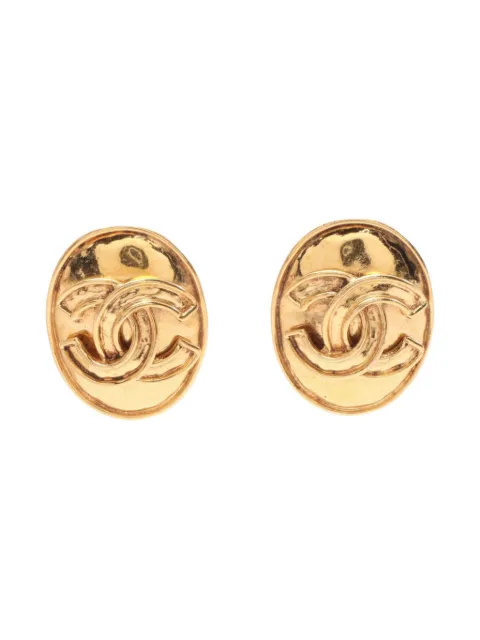 CHANEL Pre-Owned 1986-1988 Coco Mark earrings
