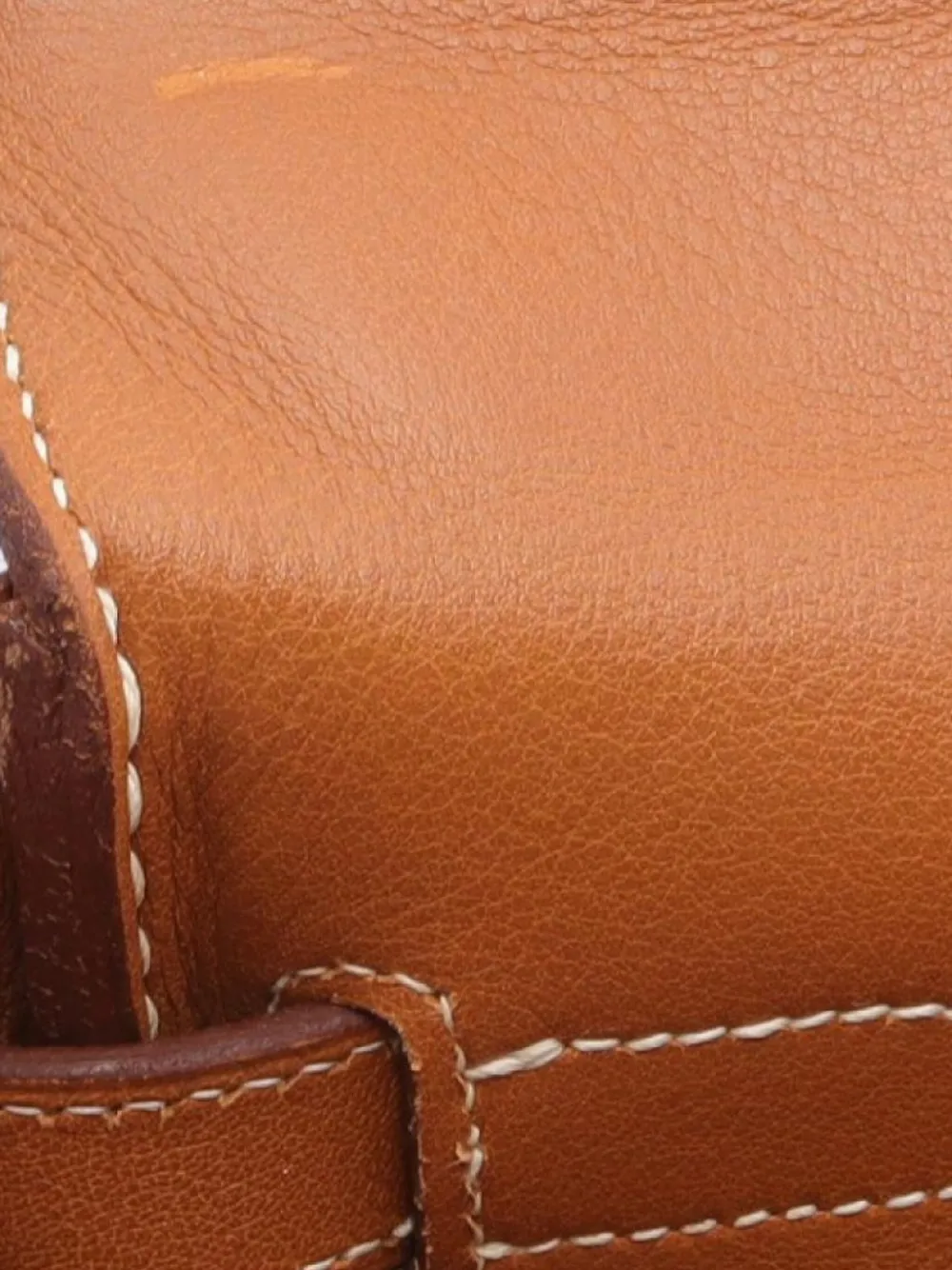 Pre-owned Hermes 1994 Kelly 32 Two-way Handbag In Brown