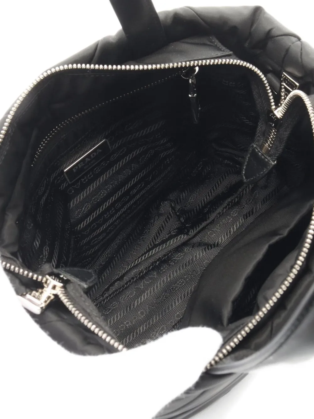 Pre-owned Prada 2020s Re-nylon Padded Tote Bag