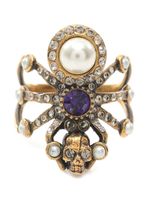 Alexander McQueen Pre-Owned 2010s spider skull ring