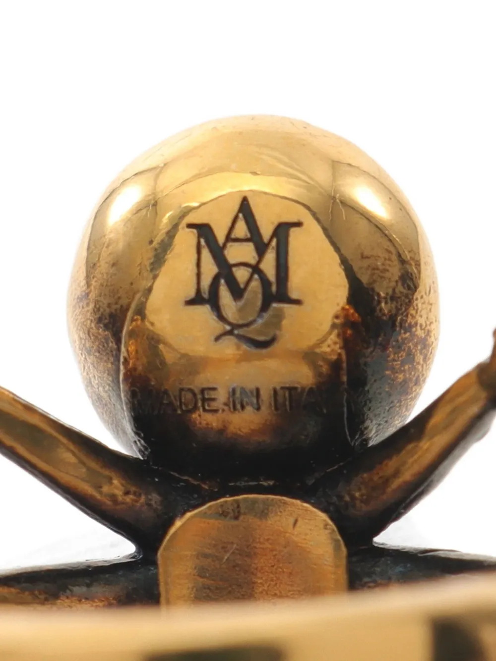 マークン Alexander McQueen Twin Skull Double Ring | Gold | FARFETCH