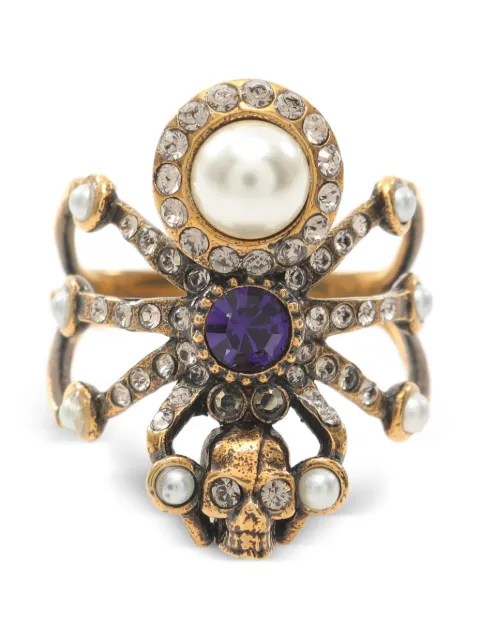 Alexander McQueen Pre-Owned 2010s spider skull ring