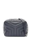 Saint Laurent Pre-Owned 2000s Quilted Chain Shoulder Bag - Blue