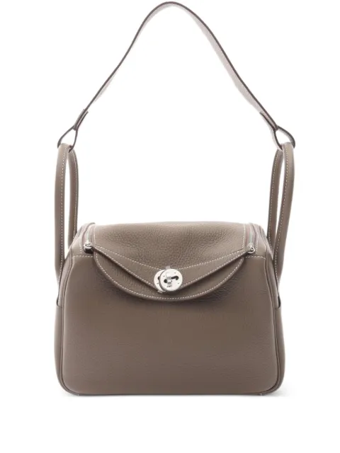 Hermès Pre-Owned شنطة كتف 'ليندي' جلد 2025