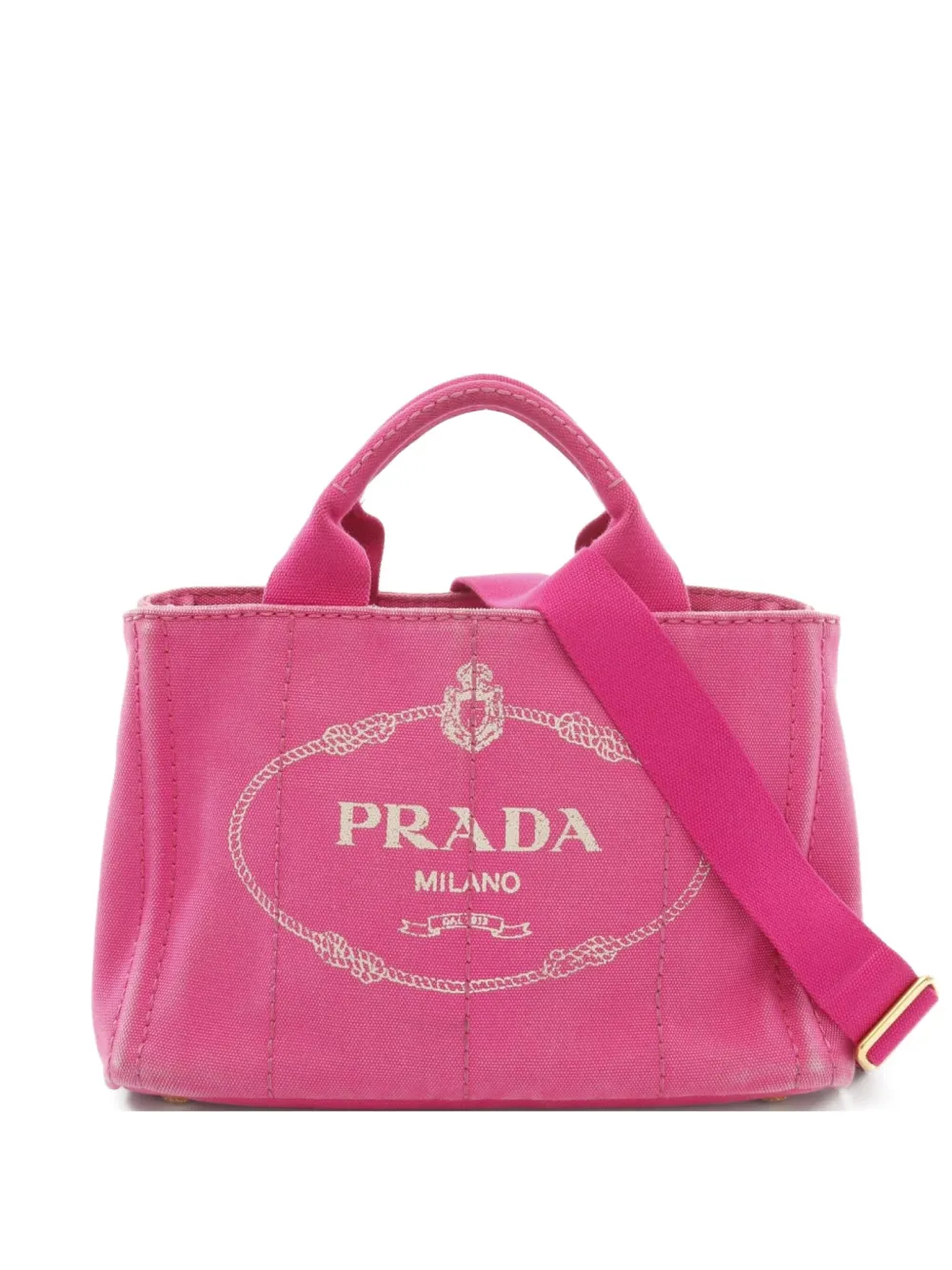 Prada Pre-Owned 2000s カナパ 2wayバッグ - ピンク Prada Pre-Owned 2000s カナパ 2wayバッグ - ピンク