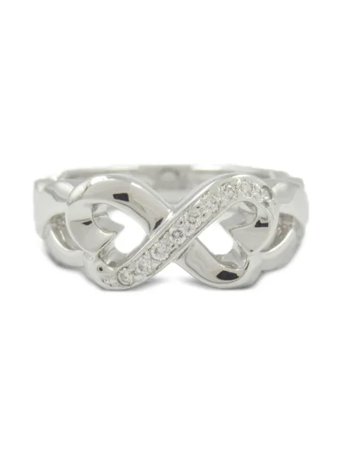 Tiffany & Co. Pre-Owned 2010s 18K white gold diamond ring