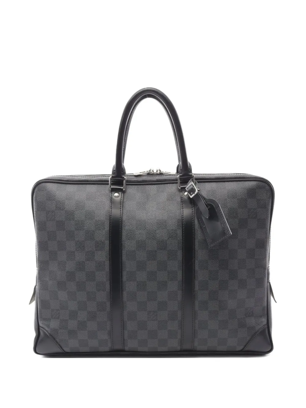 Louis Vuitton Pre-Owned 2010 モノグラム ビジネスバッグ - ブラック Louis Vuitton Pre-Owned 2010 モノグラム ビジネスバッグ - ブラック