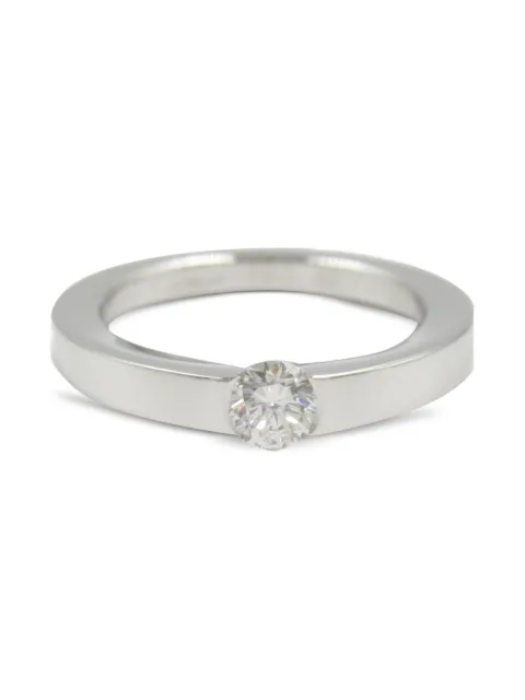 Cartier 10's 18kt white gold diamond ring