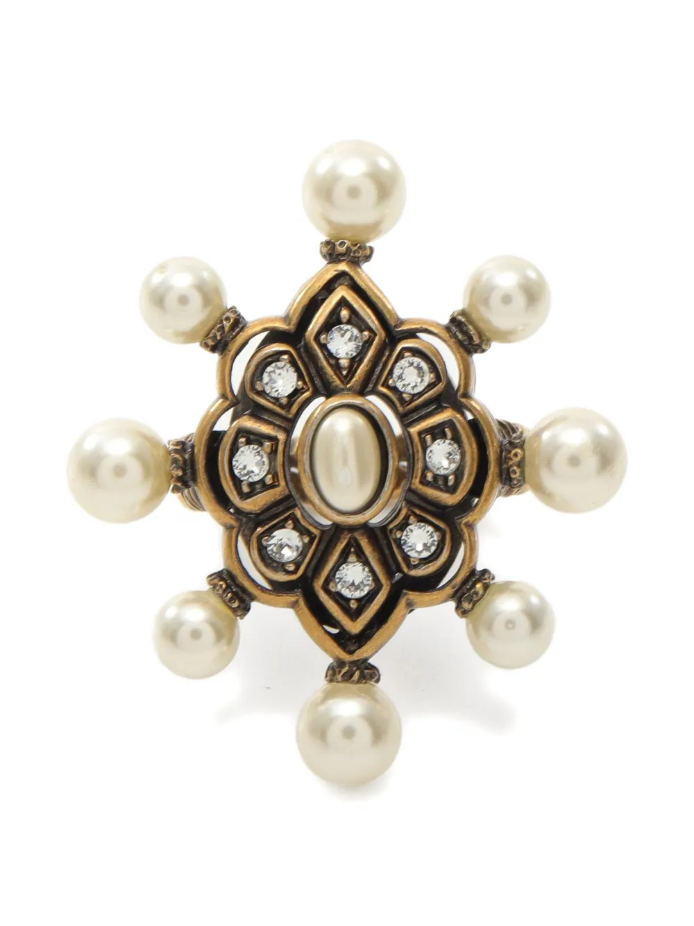 2010s rhinestone-embellished ring