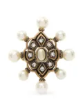 Gucci Pre-Owned 2010s rhinestone-embellished ring - Gold